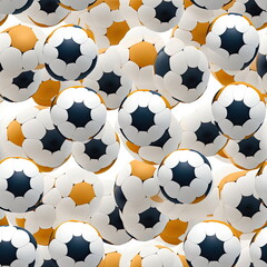 Wall Mural - Seamless Pattern of Ball