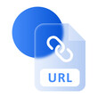 URL File Formats Glassmorphism UI Icon Sign and Symbol Design Illustrator Png Svg	