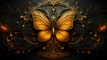 Background With Butterflies
