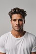 © Sagar - male model wearing white T-shirt for mockup