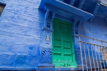 Wall Mural - Views of blue city, Jodhpur old City