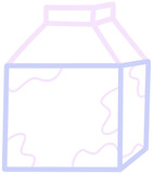Fototapeta Paryż - Carton of milk