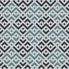 Wall Mural - gray abstract background. diamond shape lines teal, black. seamless square geometric pattern. textur