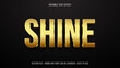 © Mulart Gallery - Editable text effect shiny gold mock up
