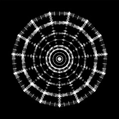 Fototapete - Abstract 3D sphere of particles and lines. Ball or globe of points. Futuristic digital technology. Network or connection. Illustration of sphere. Vector