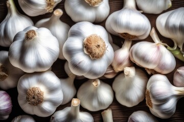 Sticker - garlic on market stall