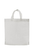 Fototapeta  - cotton canvas  bag with two handles, Isolate on a white background