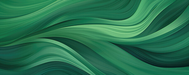 Abstract organic green lines as wallpaper background illustration