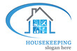 Reinigunsfirma, Reinigunsservice, Hausputz - Logo, Icon - housekeeping sign