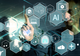 Poster - artificial intelligence and communication, ai technology