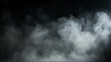Fototapeta Sport - blurred smoke on black background realistic smoke on floor for overlay different projects design background for promo, trailer, titles, text, opener backdrop