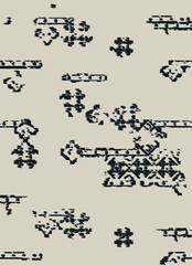 Wall Mural - Abstract seamless pattern , graphical effect . geo shapes . vector illustration 