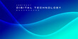 Digital technology banner green blue background concept, cyber technology circuit, abstract tech, innovation future data, internet network, Ai big data, futuristic wifi connection illustration concept
