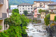Altstadt von Chiavenna in der Provinz Sondrio, Region Lombardei (Italien)