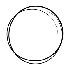 Poster - Vector illustration of hand drawn circle