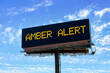 © Rix Pix - Electronic freeway Sign advising of an amber alert for child abduction