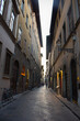 old historic narrow alley in Florance Italy
