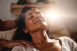 Woman having energy healing treatment , Alternative medicine,spirituality concept