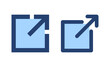 © avaicon - External link icon vector. link sign and symbol. hyperlink symbol