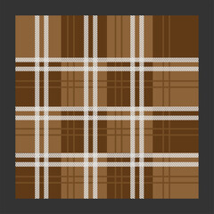 Poster - Fabric texture diagonal, tartan seamless pattern design on white background..eps