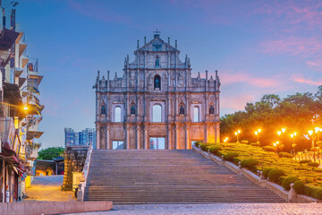 Ruins Of Saint Paul's Cathedral in Macau