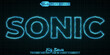 Sonic Wave Editable Text Effect Template
