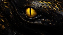 A Close Up Of A Snake's Eye