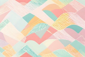 abstract background with lines and light colors - Generative AI