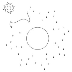 Poster - Sun Icon Connect The Dots M_2308001