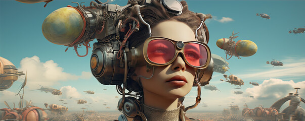 Super inteligent ai, futuristic technology or machine learning concepts.
