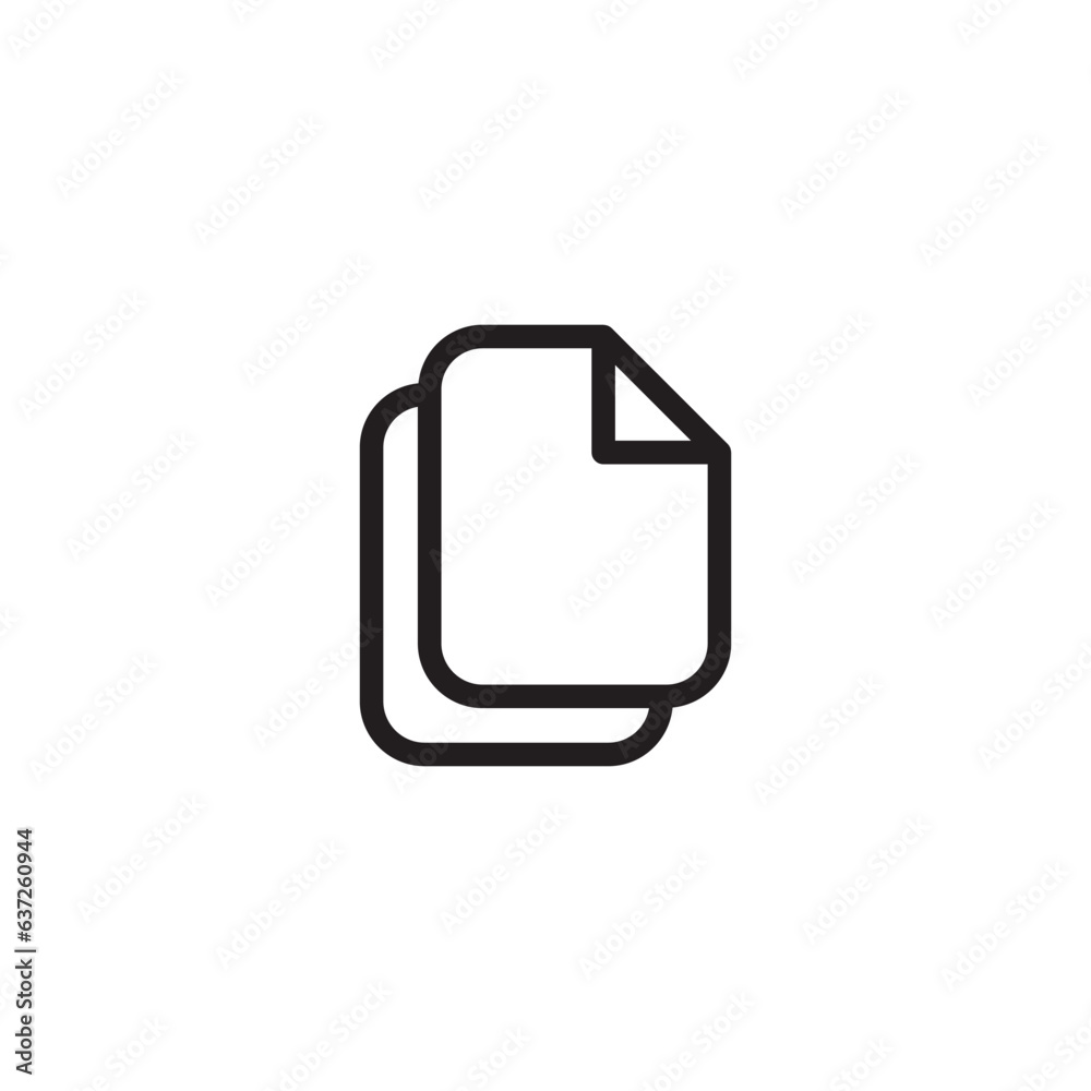 paper Icon for Website, UI UX Essential, Symbol, Presentation, Graphic ...