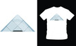 Illustrations of famous landmark pyramids of giza t-shirt design editable template
