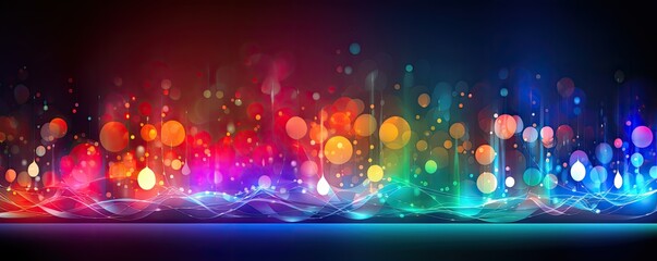 colorful abstract shiny background in rainbow colors illustration