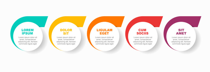 Infographic design template with place for your data. Vector illustration.