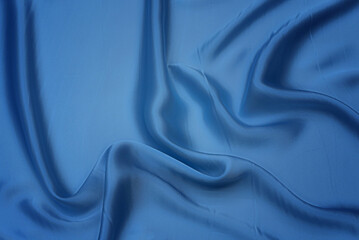 Wall Mural - Fabric viscose (rayon). Color is light blue. Texture, background, pattern.
