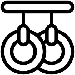 Sticker - gymnastic icon