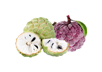 Poster - Purple custard apple on transparent png