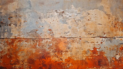 Wall Mural - rust color palette abstract