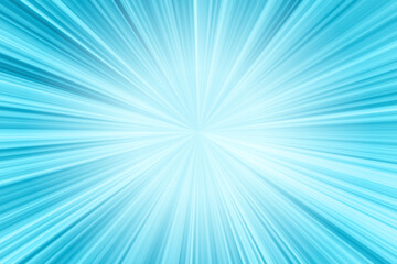 Sticker - Teal ray sun burst abstract background