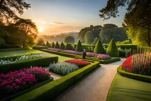 Gardens Of Palace Generated Ai