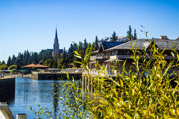 Wall Mural - Bariloche city views and architecture Patagonia Argentina