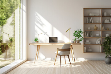 bright home office