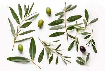 branch with olives