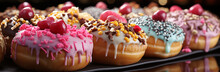 Top-Down Indulgence: Scrumptious Glazed Donuts, Perfectly Suited For Your Cafe Menu