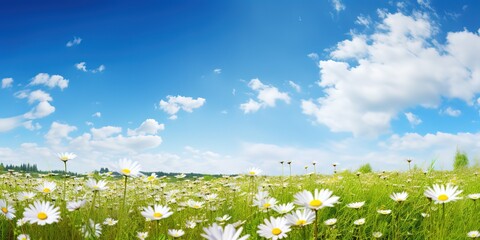Poster - A beautiful spring meadow.