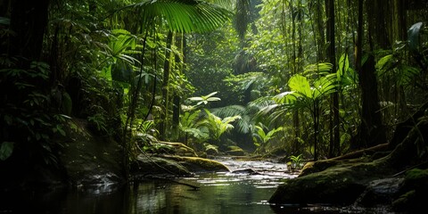 Poster - Rain forest in Central America