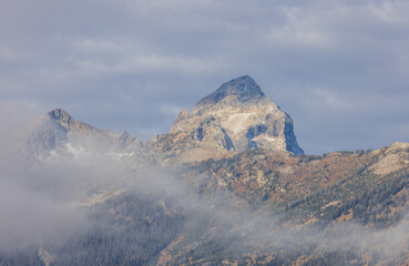 Sticker - Scenic Autumn Landscape of the Teton Range in Grand Teton National Park Wyoming