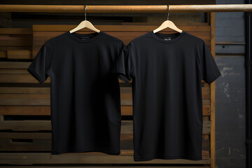 Wall Mural - A blank t-shirt for mockup