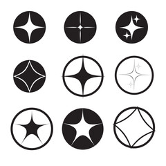 Sticker - Arrows big black set icons. Arrow icon. Arrow vector collection. Arrow. Cursor. Modern simple arrows. Vector illustration