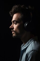 Wall Mural - cropped shot of a man in the studio